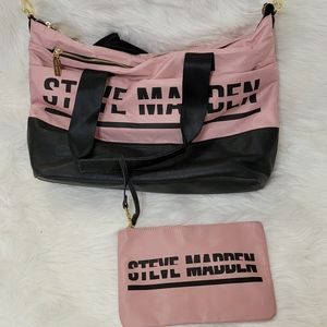 Steve Madden Weekend Bag and Cosmetics Wristlet